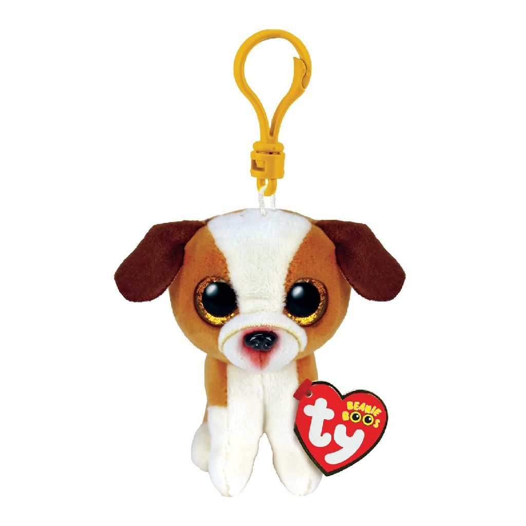 Ty Beanie Boos Clip Knuffel Bulldog Hugo 7 Cm