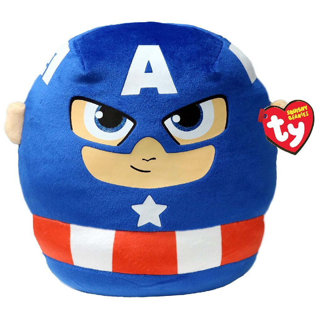 Ty Squishy Beanies Marvel Captain America 31 Cm