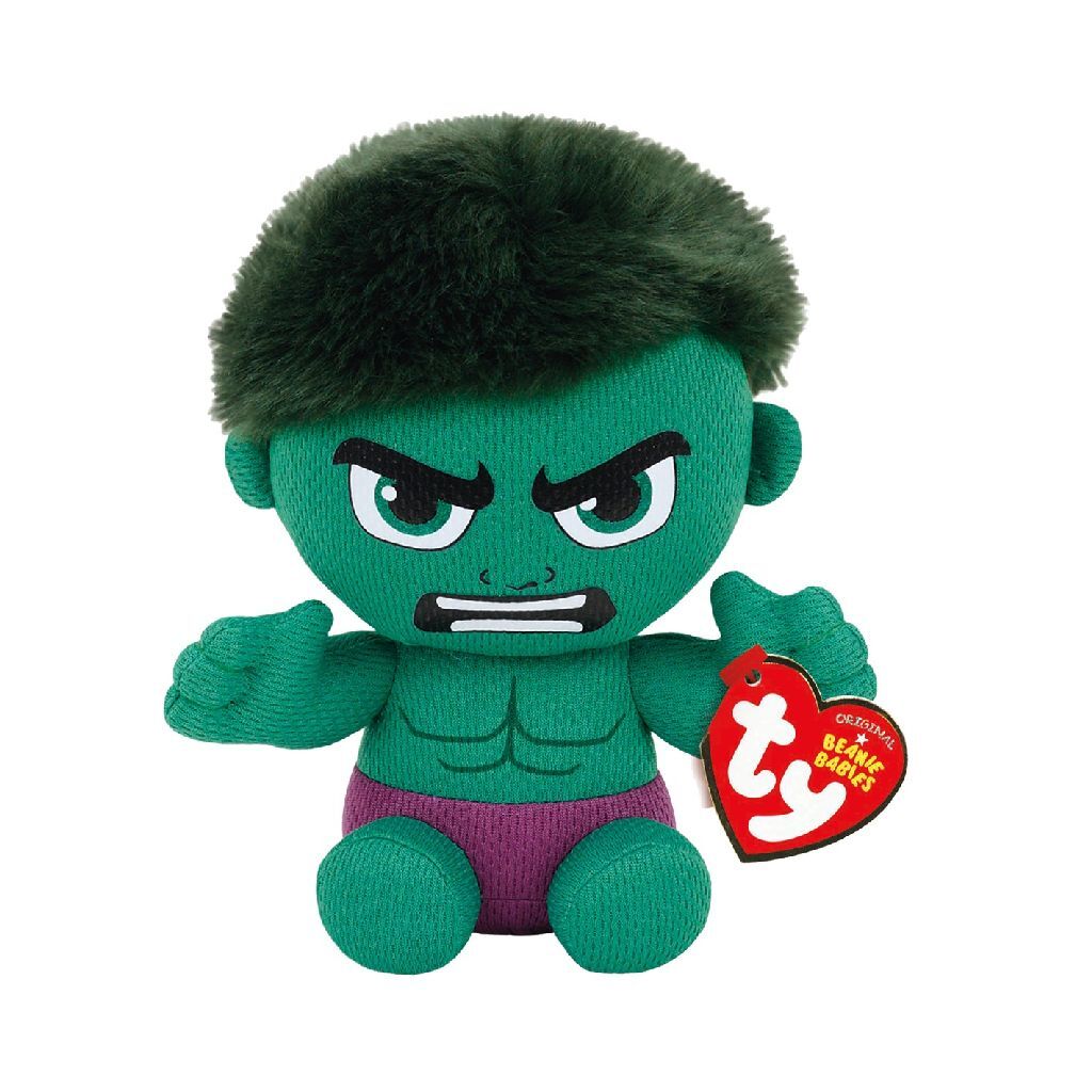 Ty Beanie Babies Marvel Knuffel Hulk 15 Cm