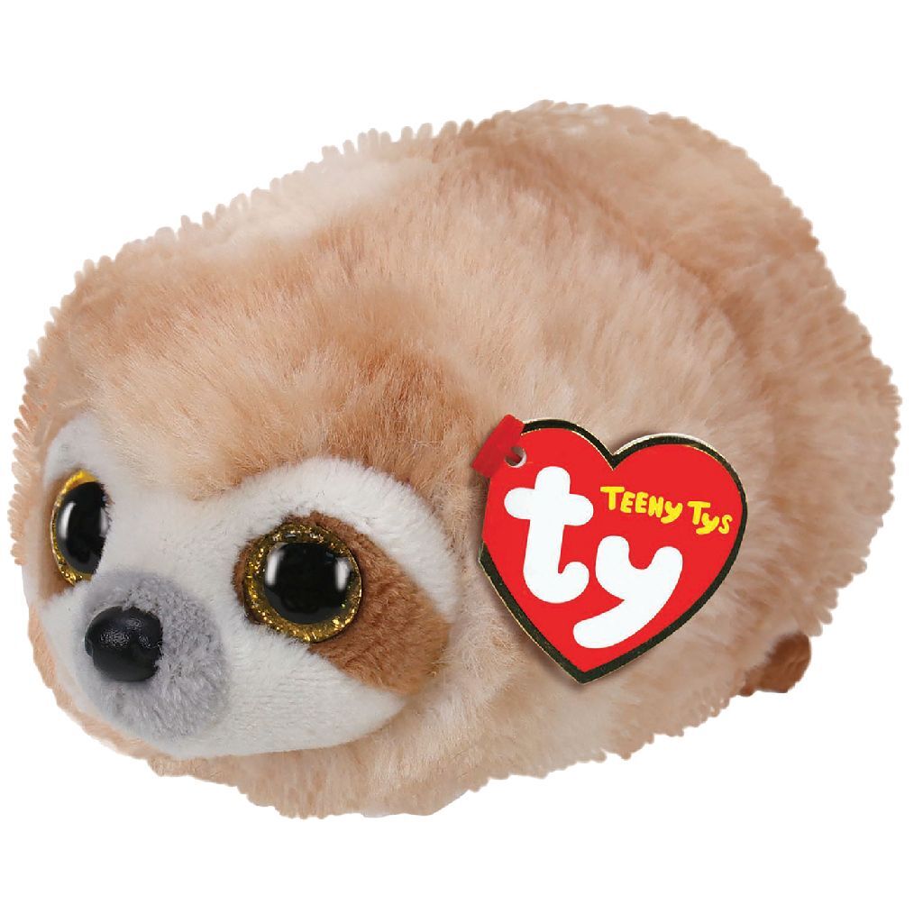 Ty Teeny Tys Luiaard Knuffel Dangler 10 Cm