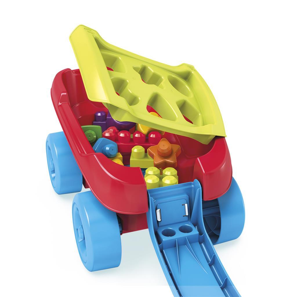 Fisher Price Mega Bloks Trekwagen Vormenstoof