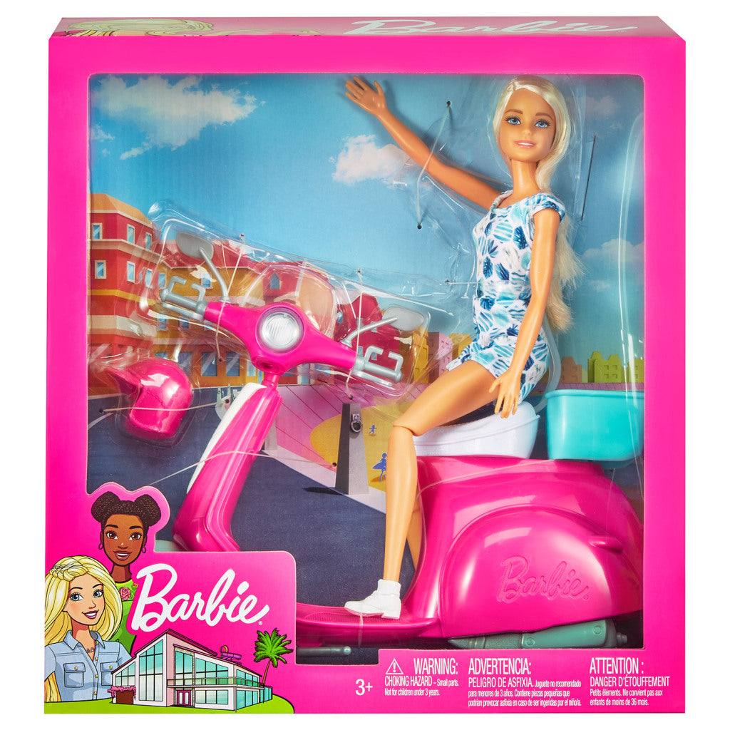 Barbie Pop Met Scooter