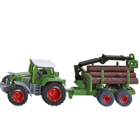 Siku 1645 Tractor + Boomstammen