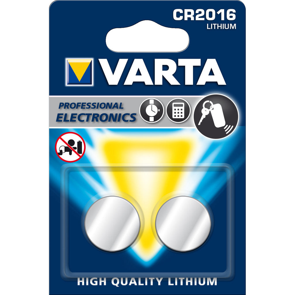 Varta Lithium Batterijen Cr2016 2 Stuks