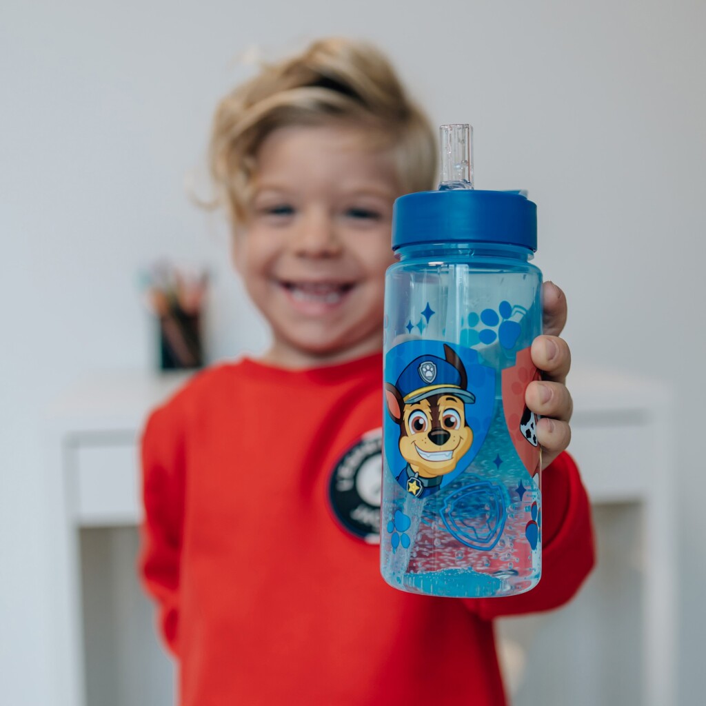 Paw Patrol Drinkfles 500 Ml Blauw/Transparant