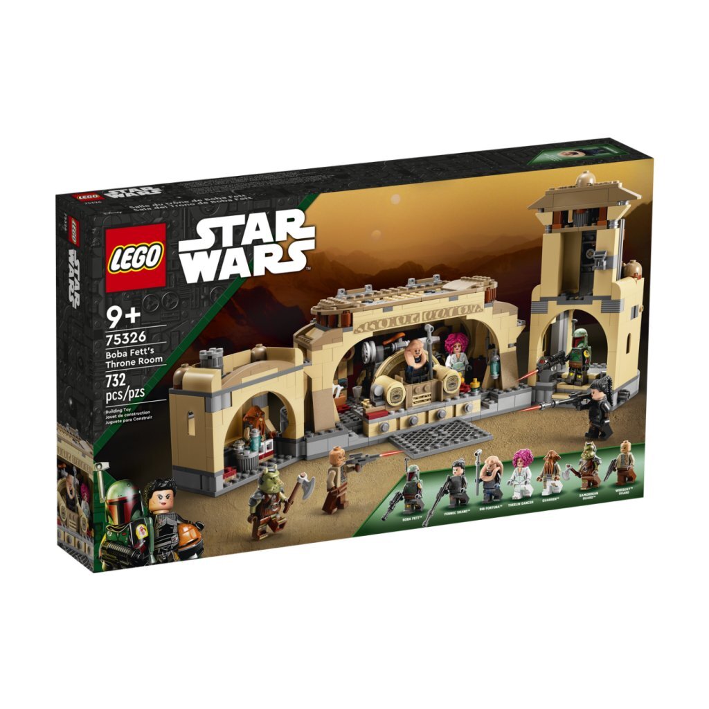 Lego Star Wars 75326 Boba Fetts Troonzaal