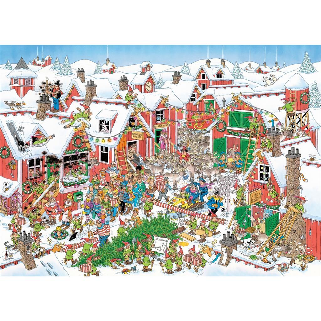 Jumbo Puzzel Jan Van Haasteren Het Dorp Van De Kerstman 1000 Stukjes