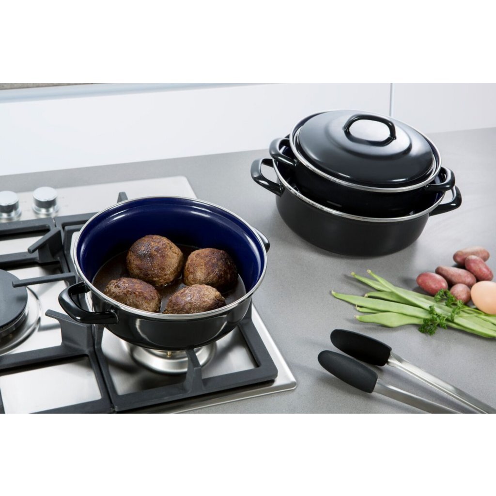 Bk Fortalit Braadpan 24 Cm Zwart