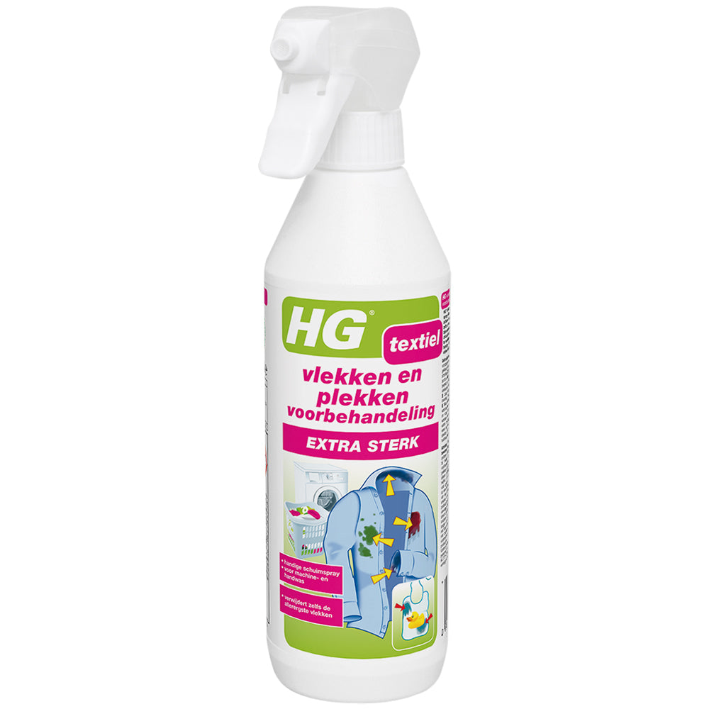 Hg Vlekken En Plekken Voorbehandeling Spray Extra Sterk 500 Ml