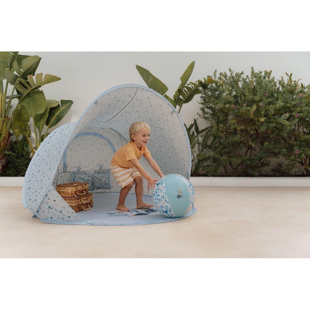 Little Dutch Ocean Dreams Pop-Up Tent 122X110X122 Cm Blauw