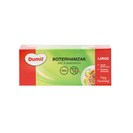 Dumil Boterhamzakjes L 150 Stuks