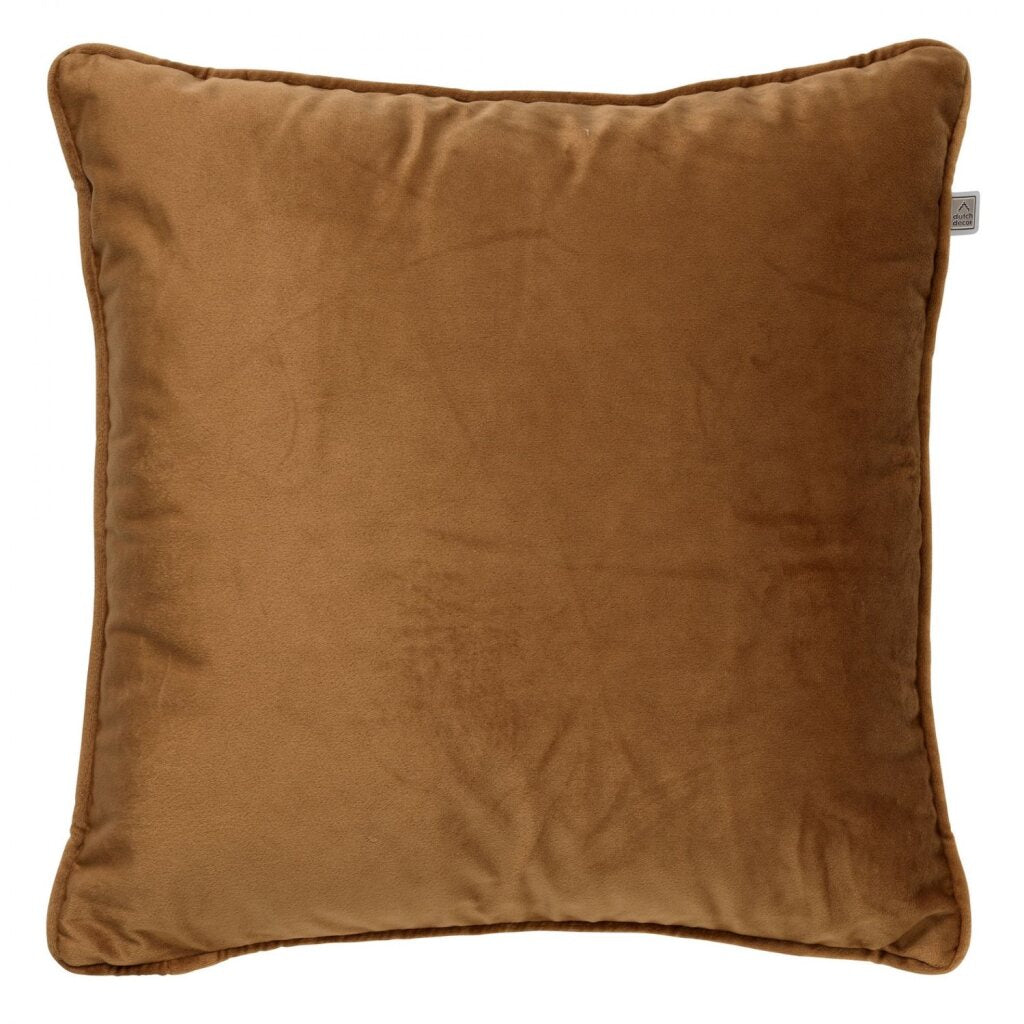 Dutch Decor Kussen Finn 45X45 Cm Tobacco Brown