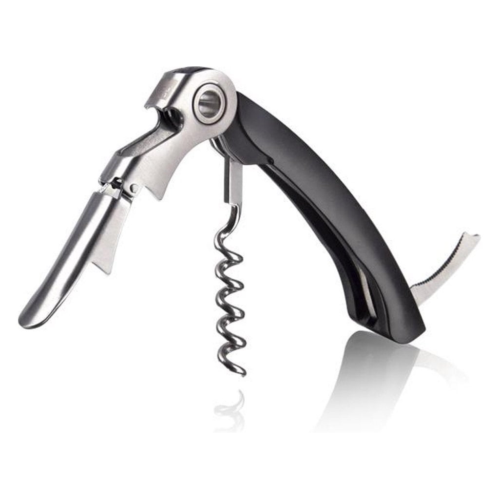 Vacuvin Waiters Corkscrew Kurkentrekker Zwart