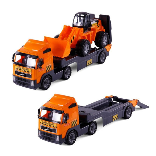 Polesie Volvo Vrachtwagen Met Bulldozer Oranje/Zwart