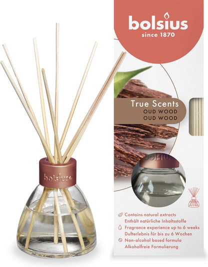 Bolsius Geurverspreider 45ml True Scents Oud Wood Doozies.nl