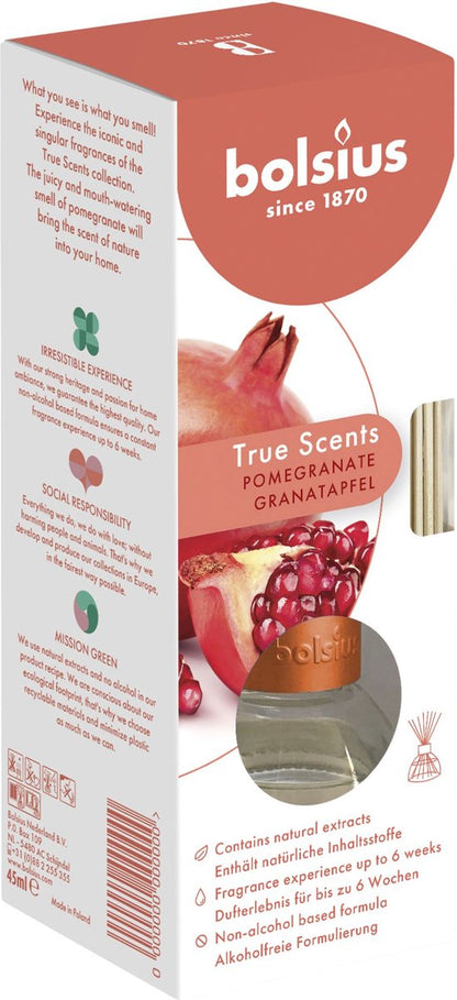 Bolsius Geurverspreider 45ml True Scents Pomegranate Doozies.nl