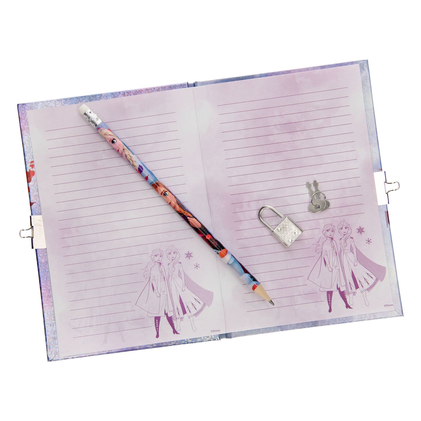 Disney Frozen Geheim Dagboek Roze/paars Doozies.nl