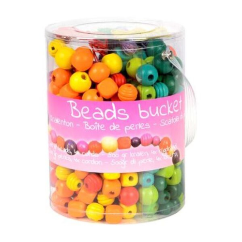 Houten kralen, Beads bucket van Cool girl Doozies.nl