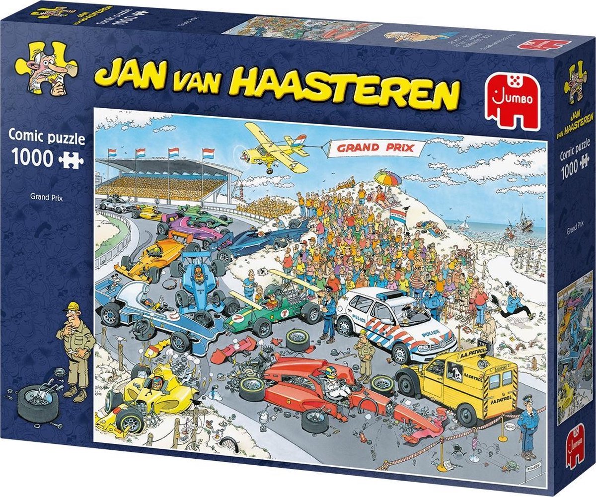 Jan van Haasteren puzzel - De Grand Prix - Formule 1 De Start - 1000 stukjes Doozies.nl