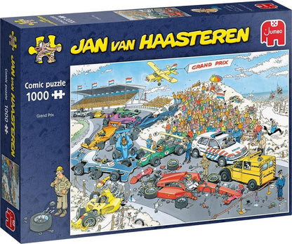 Jan van Haasteren puzzel - De Grand Prix - Formule 1 De Start - 1000 stukjes Doozies.nl