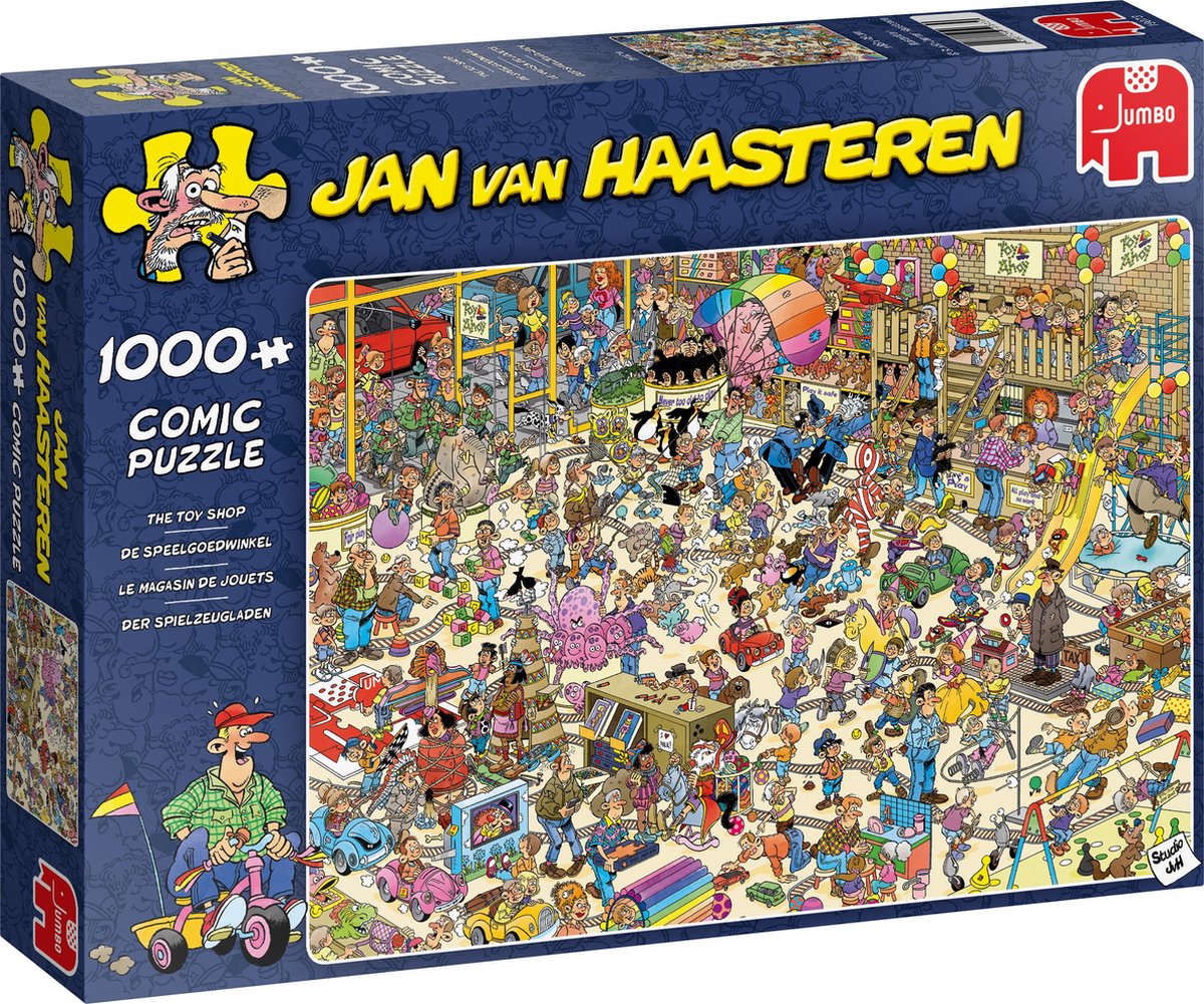 Jan van Haasteren puzzel - De Speelgoedwinkel - 1000 stukjes Doozies.nl