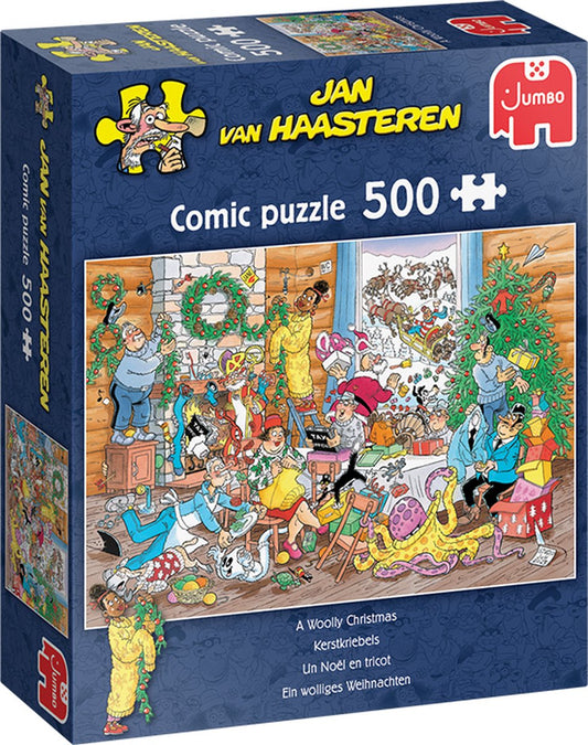 Jan van Haasteren puzzel - Kerstkriebels - 500 stukjes Doozies.nl