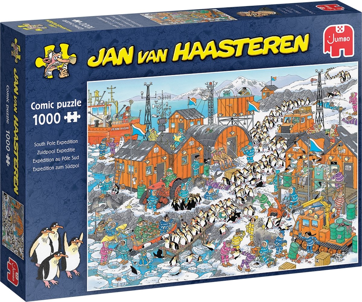 Jan van Haasteren puzzel - Zuidpool expeditie - 1000 stukjes Doozies.nl