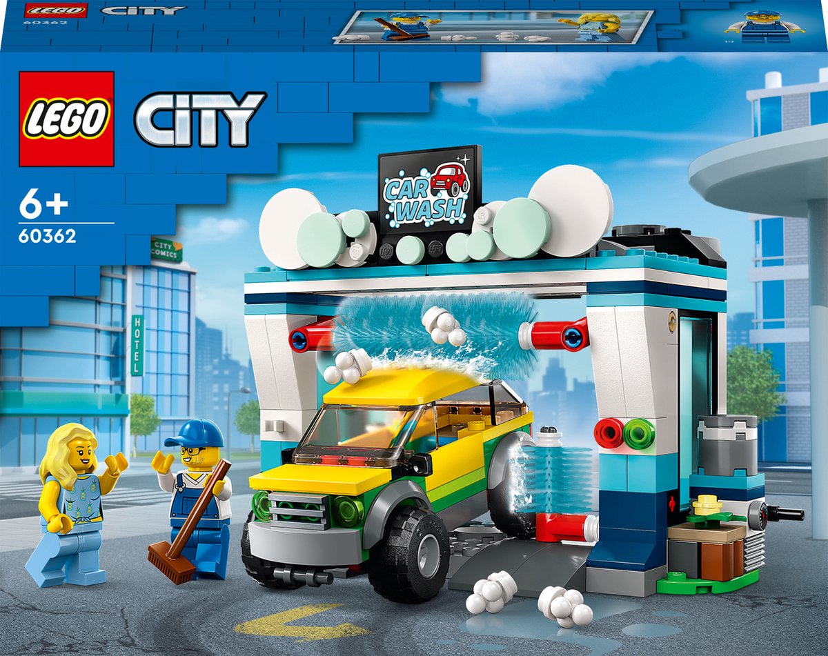 LEGO City Autowasserette 60362 Doozies.nl