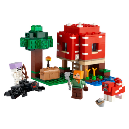 LEGO Minecraft Het Paddenstoelenhuis 21179 Doozies.nl