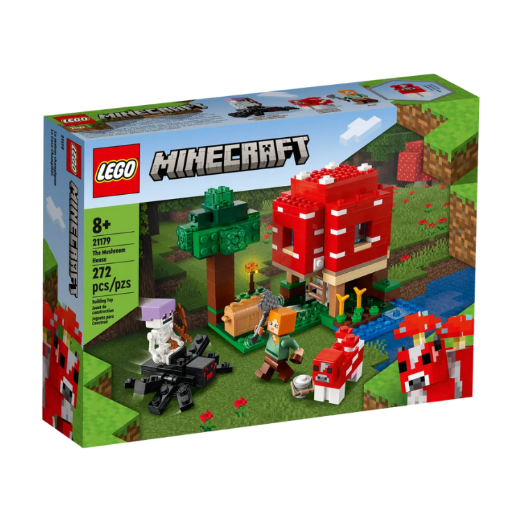 LEGO Minecraft Het Paddenstoelenhuis 21179 Doozies.nl