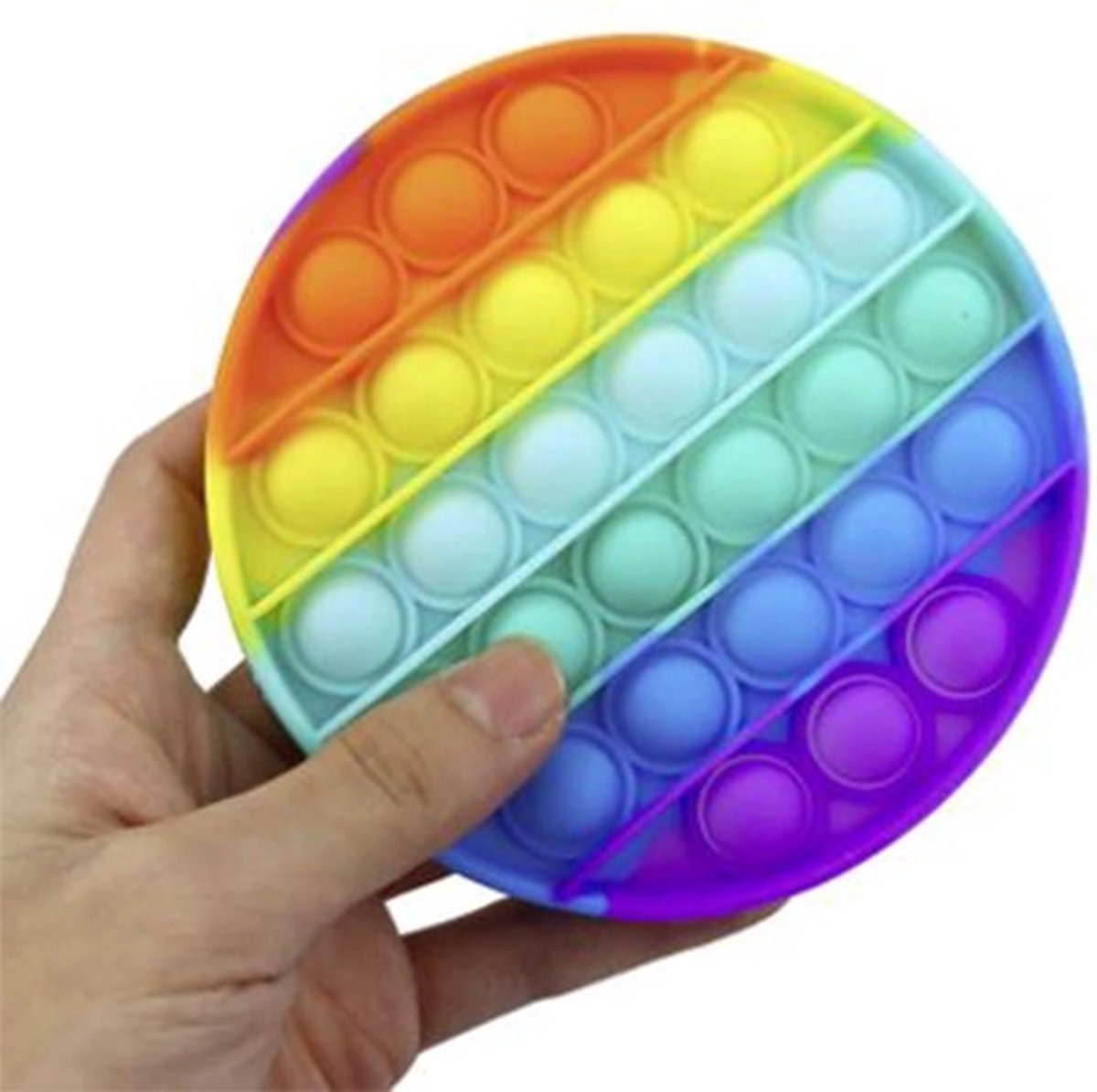 Pop it - Rond - Regenboog Doozies.nl