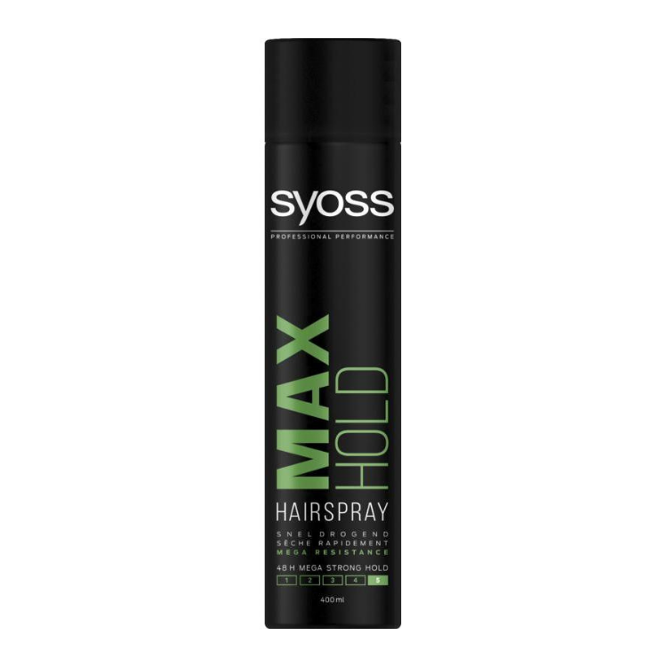 Syoss Max hold haarspray - 400ML Doozies.nl